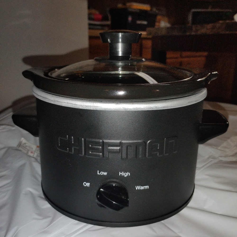 Chefman Miniature Black 1 Quart Slow Cooker